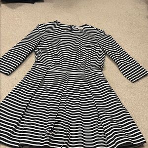 Gap navy stripe dress